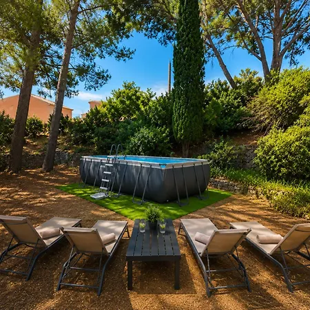 Vue Piscine Terrain 5000 M2 Calme Absolu